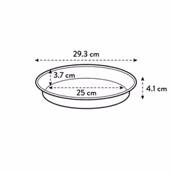 elho 8711904300043 accessorio per vaso Sottovaso