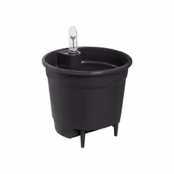 elho 8711904331627, Plastica, Nero, 36 L, Rotondo, Interno, 100%