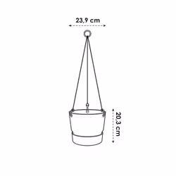 elho 8711904332242 vaso da fiori Bianco Plastica - Vista aggiuntiva 7