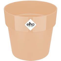 Elho - Vaso per fiori 'b.for original' portafiori rotondo sottovaso contenitore per piante vere da esterni plastica riciclata indoor antracite