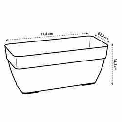 elho 8711904346256 fioriera Esterno Plastica Nero - Vista aggiuntiva 7