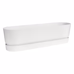 elho 8711904357672 fioriera Esterno Plastica Bianco
