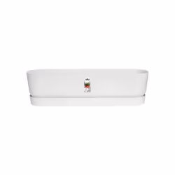 elho 8711904357672 fioriera Esterno Plastica Bianco