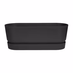 elho 8711904358358, Plastica, Nero, Ovale, Esterno, 100%, 100%