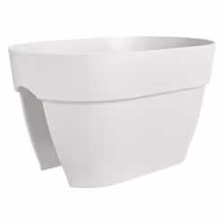 elho 8711904495077, Plastica, Bianco, Rettangolo, Esterno, 100%, 100%