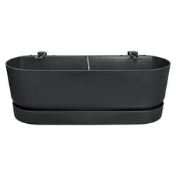 elho 8711904496395 fioriera Plastica Nero