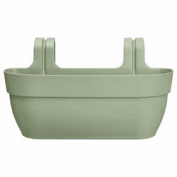 elho 8711904499808, Plastica, Verde, Rettangolo, Esterno, 100%, 100%