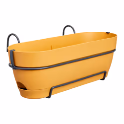 elho 8711904522414, Plastica, Giallo, Rettangolo, 100%, 100%, 11 L