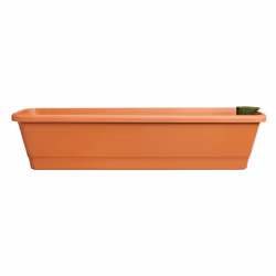 elho 8711904527518, Plastica, Marrone, Rettangolo, Esterno, 100%, 100%