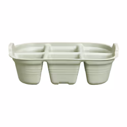 elho 8711904527754, Plastica, Verde, 0,6 L, Rettangolare, Interno, 100%