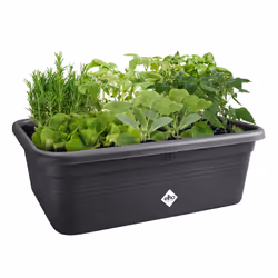 elho 8711904529581 fioriera Esterno Plastica Nero