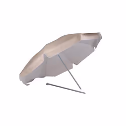 Bo-Camp 7267258 parasol de terrasse Parasol de plage Rond Sable