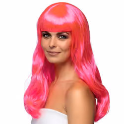 Boland 85870, Parrucca per costume, Adulto, Femmina, Poliestere, Rosa, 400 g