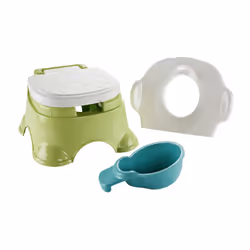 Fisher-Price Everything Baby DLT00 vasino per bambino Plastica Blu, Verde, Bianco