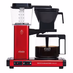 Moccamaster 53990, Macchina da caffè con filtro, 1,25 L, 1520 W, Rosso