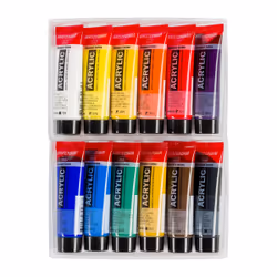 Amsterdam 17820412 pittura 20 ml Nero, Blu, Marrone, Verde, Viola, Rosso, Bianco, Giallo Tubo - Vista aggiuntiva 3