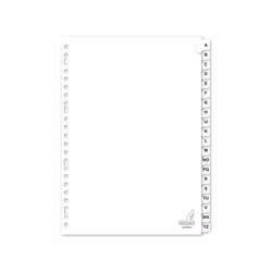 Kangaro PK420AZM, Indice a linguetta alfabetica, Cartone, Ritratto, A4, 190 g/m², 1 pz
