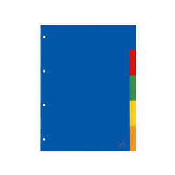Kangaro A405 intercalare Indice a linguetta vuota Polipropilene (PP) Blu, Multicolore