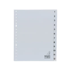 Kangaro G512CM divisore Plastica Grigio 1 pz