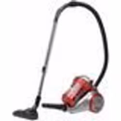 Bestron ABL930SR beutelloser Staubsauger, 1.5 Liter, Silber/Rot, Teleskoprohr