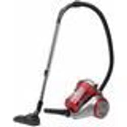 Bestron ABL930SR beutelloser Staubsauger, 1.5 Liter, Silber/Rot, Teleskoprohr