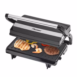 Bestron APM123Z tostiera 700 W Nero, Acciaio inox