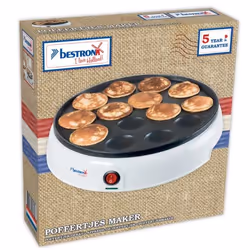 Bestron APFM700W crepiera 14 crepe 800 W Bianco - Vista aggiuntiva 4