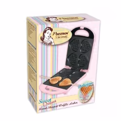 Bestron DSW271P piastra per waffle 4 waffle 780 W Nero, Rosa - Vista aggiuntiva 5