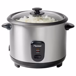 Bestron ARC180 cuoci riso 1,8 L 700 W Nero, Acciaio inox