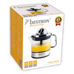 Bestron ACJ350Z spremiagrumi elettrico 0,7 L 40 W Nero, Trasparente - Vista aggiuntiva 8