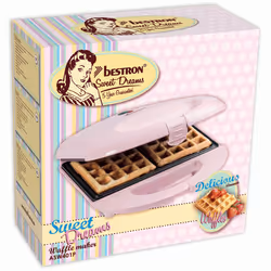 Bestron ASW401P piastra per waffle 2 waffle 700 W Rosa - Vista aggiuntiva 6