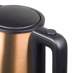 Bestron AWK1000CO bollitore elettrico 1,7 L 2200 W Nero, Rame - Vista aggiuntiva 4