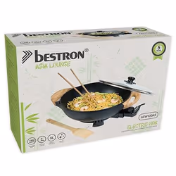 Bestron AEW100AS wok elettrico 5 L Nero 1500 W - Vista aggiuntiva 5