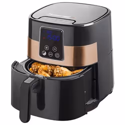 Bestron AAF7003DCO friggitrice Singolo 4 L Indipendente 1300 W Friggitrice ad aria calda Nero, Bronzo