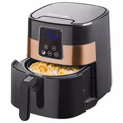 Bestron AAF7003DCO friggitrice Singolo 4 L Indipendente 1300 W Friggitrice ad aria calda Nero, Bronzo