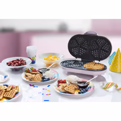 Bestron ADWM1000P piastra per waffle 10 waffle 1000 W Rosa - Vista aggiuntiva 4