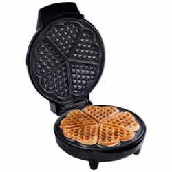 Bestron AWM700S piastra per waffle 5 waffle 700 W Nero, Argento - Vista aggiuntiva 2