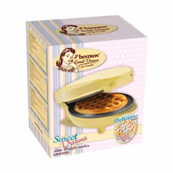 Bestron AMW500V piastra per waffle 1 waffle 550 W Giallo - Vista aggiuntiva 7