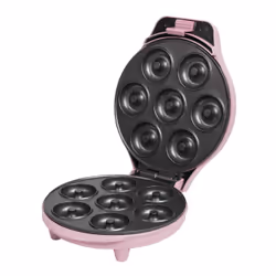 Bestron ADM218SDP macchina per ciambella e cupcake Macchina per ciambelle 7 ciambella 700 W Rosa
