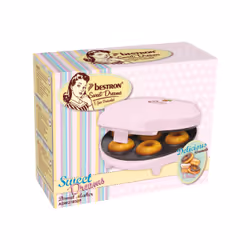 Bestron ADM218SDP macchina per ciambella e cupcake Macchina per ciambelle 7 ciambella 700 W Rosa - Vista aggiuntiva 5