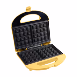 Bestron ASW401V piastra per waffle 2 waffle Giallo - Vista aggiuntiva 3