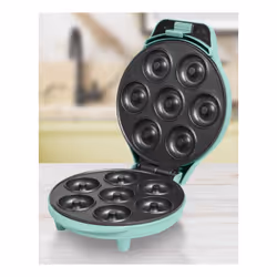Bestron ADM218SDM macchina per ciambella e cupcake Macchina per ciambelle 7 ciambella 700 W Ciano
