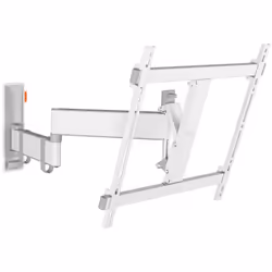 Supporto da parete TVM3445WHT di Vogel's con movimento OneFinger fluido: grazie ai cuscinetti rivestiti e agli alberi di prec ...