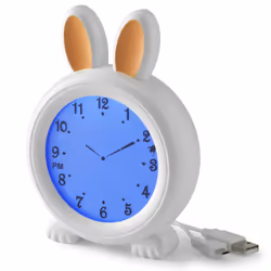 Alecto BC100BUNNY sveglia Sveglia digitale Bianco - Vista aggiuntiva 5