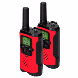 Alecto FR115RD ricetrasmittente 8 canali 446 MHz Nero, Rosso - Vista aggiuntiva 2