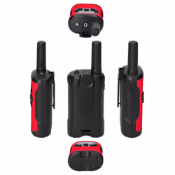 Alecto FR115RD ricetrasmittente 8 canali 446 MHz Nero, Rosso - Vista aggiuntiva 5