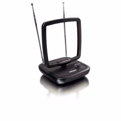 Philips Antenna TV digitale SDV5120/12, Nero, 36 dBi, FM, UHF, VHF, 18 m, 150 x 248 x 46 mm, 220VAC / 12VDC