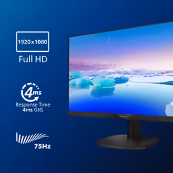 Philips V Line Monitor LCD Full HD 243V7QDAB/00 - Vista aggiuntiva 6