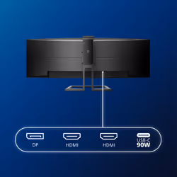 Philips P Line Display LCD curvo in 32:9 SuperWide 499P9H/00 - Vista aggiuntiva 6