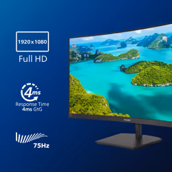 Philips E Line 241E1SC/00 LED display 23.6" Full HD Nero - Vista aggiuntiva 4